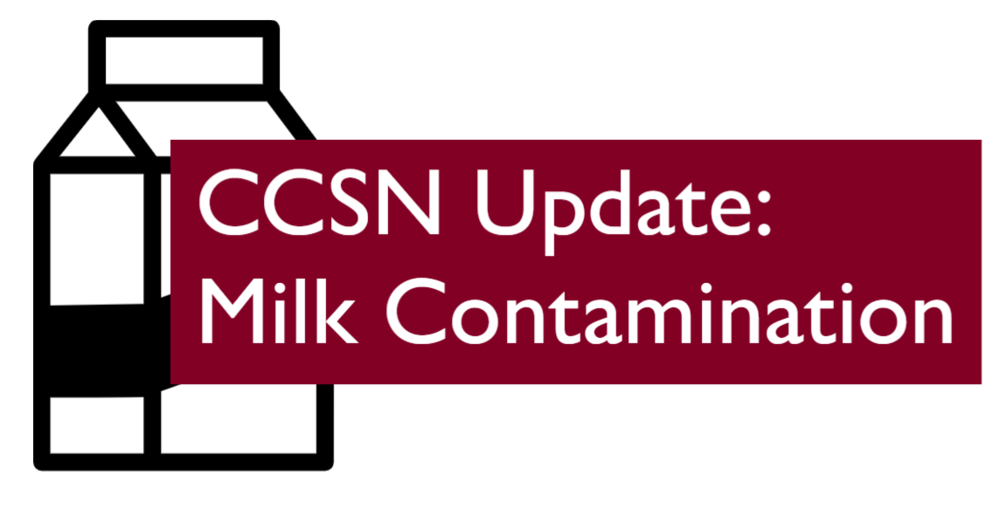 Milk Contamination Update