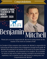 Camden's Pride Teacher of the Month - December 2019