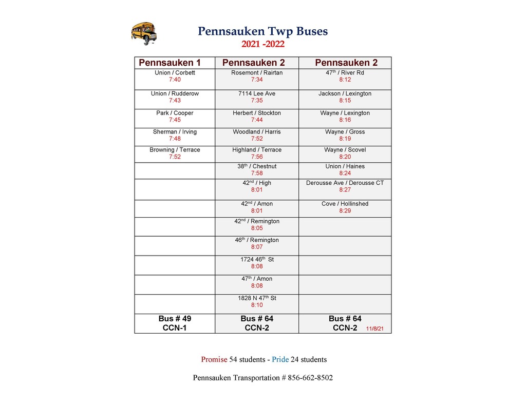Pennsauken Buses
