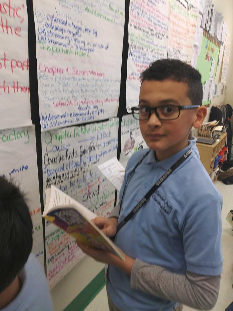 3rd grade, contributing notes for the word wall's novel study