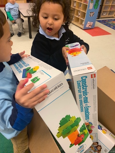 We love receiving donors choose packages. We are always grateful for our classroom donations.
