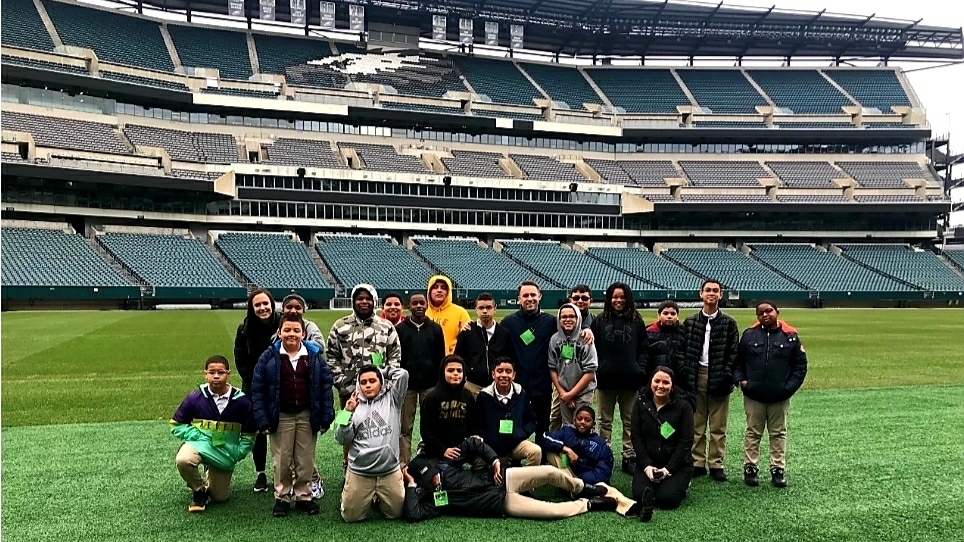 Camden's Promise on the Lincoln Financial Field 